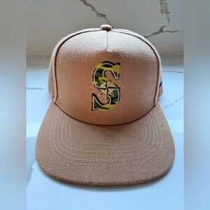 Seattle Mariners Boeing Brown Camo Snapback Melonwear Hat Cap
